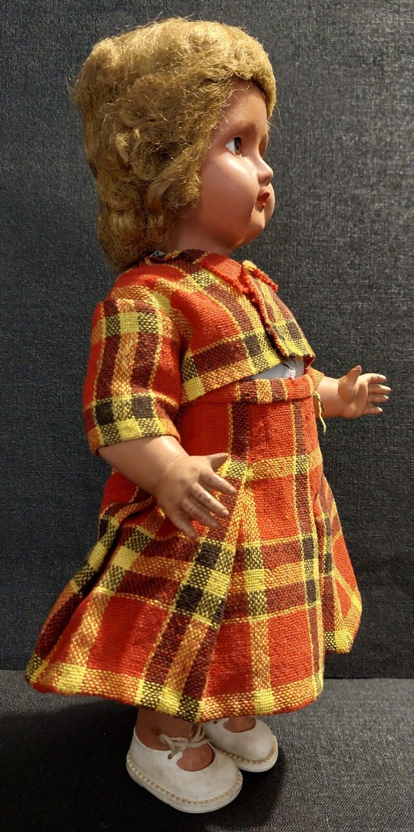 Poupée Ancienne Bella – Rhodoid – 30 Cm – Années 50 – Premier Modèle