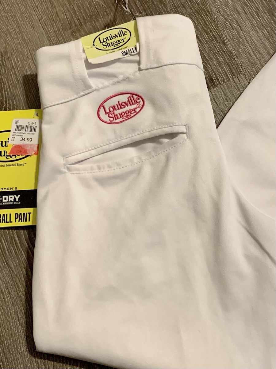 ⭐︎ New Louisville Slugger Women's Softball Pants Size S Small White