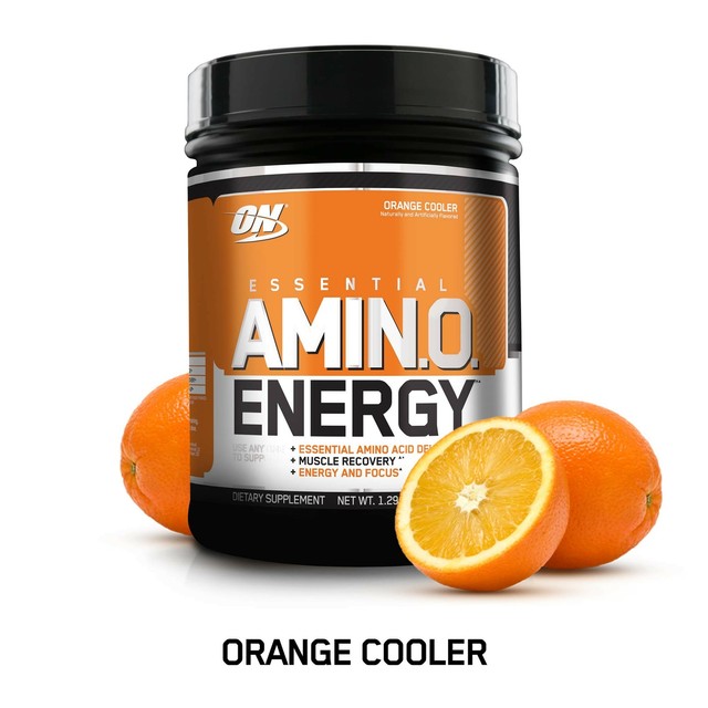 OPTIMUM NUTRITION ESSENTIAL AMINO ENERGY, Orange Cooler, Keto Friendly