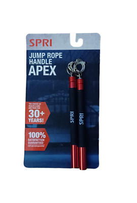 Spri Apex 6'' Length Light Weight Non Slip Straight And Thin Jump Rope Handles