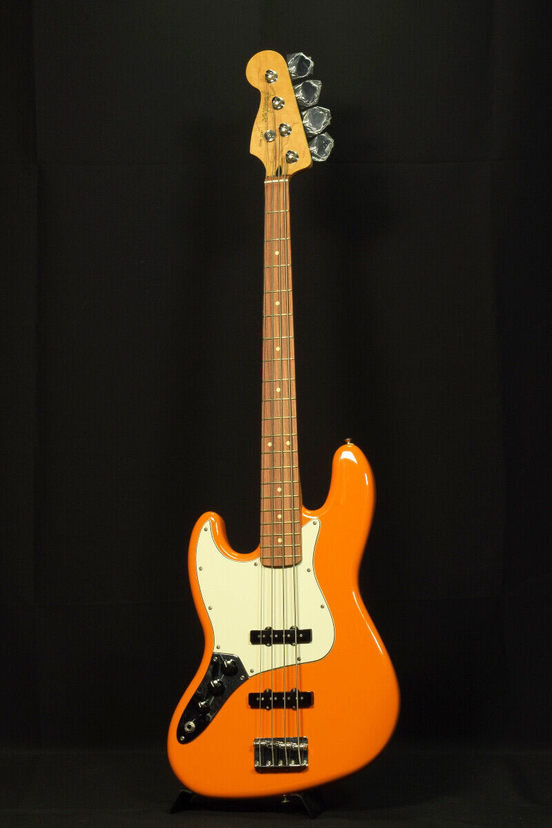 Fender Player Jazz Bass LH Capri Orange Left-Handed 4 String Musical instrument