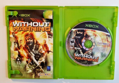 Without Warning Microsoft Xbox Complete CIB FREE Ship CDN Video Gaming Games 
