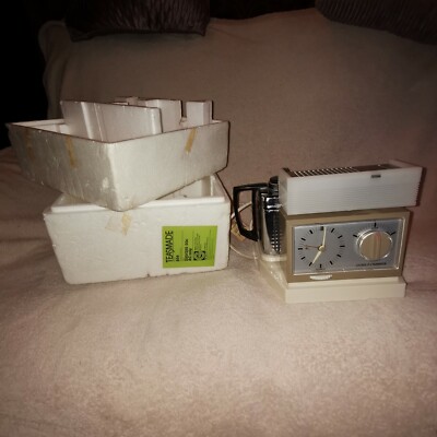 Vintage Retro Goblin Teasmade 854 Teekocher Uhr Licht 70er Jahre funktionstüchtig