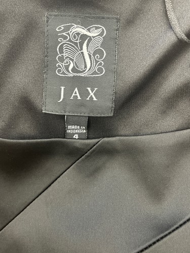 JAX Black Sleeveless Sheath Dress Size 4 - Picture 10 of 10