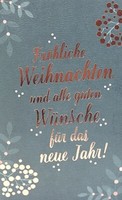 Hallmark Karte FröHliche Weihnachten Und Neujahrsgruß Weihnachtskarte GrußKarte