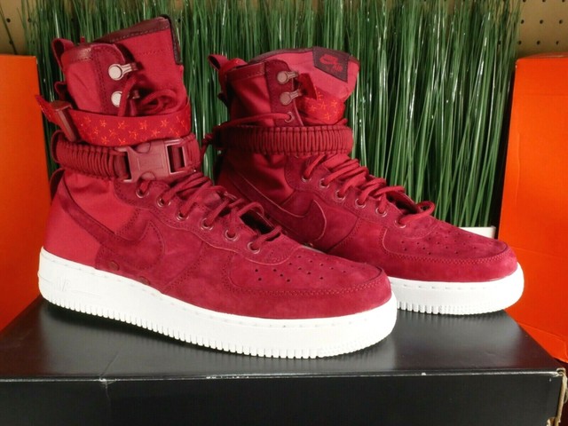 nike air force high tops red
