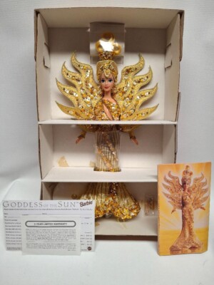 Bob Mackie Goddess of the Sun 1995 Barbie Doll Original Mattel Shipping Box