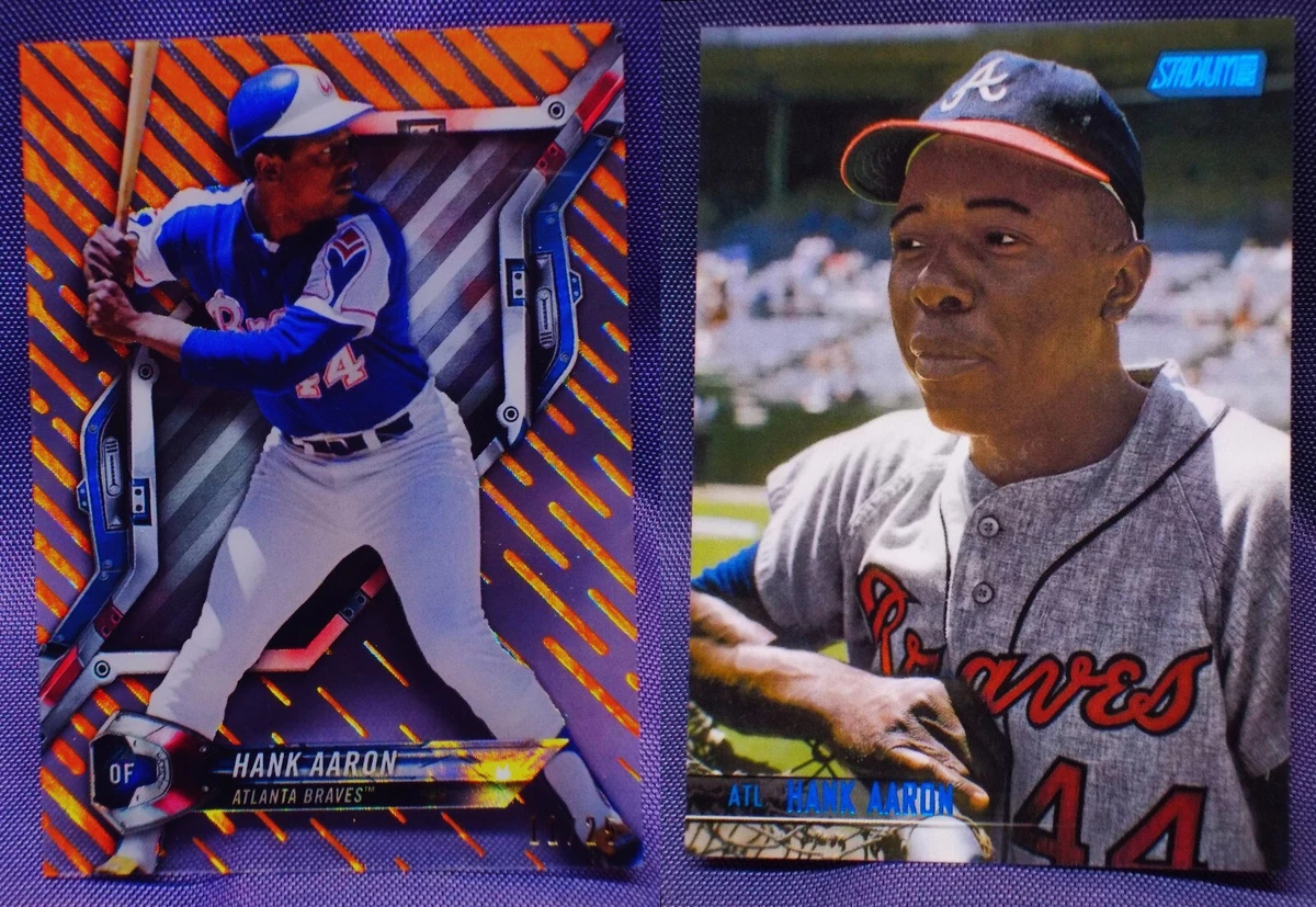 Topps Hank Aaron Baseball Serial Numbered Sports Trading Cards
