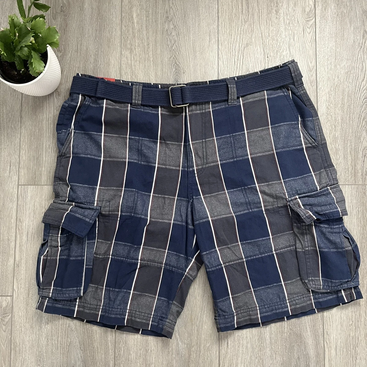 Mossimo men's belted cargo deals shorts