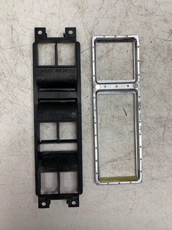 05 06 07 08 Bentley Continental GT Left Drivers Window Switch Trim Bezel OEM