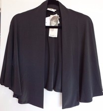 Kim & Co Cape Bolero Jacket Pewter Size Small New & Tags
