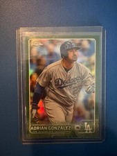 2015 Topps Chrome Adrian Gonzalez Green Refractor rare!#/99