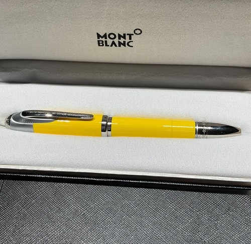 Montblanc Characters Ferrari Series Yellow Color Fountain Pen New With Pen Box - Picture 3 of 13