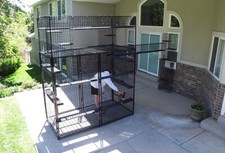 9-Piece Backyard Jungle Out Catio Cat Enclosure