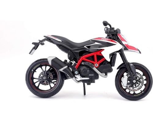 Maisto Ducati Hypermotard Sp Modelo de Motocicleta Escala 1:12 Modelo Moto - Imagen 7 de 7