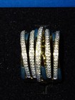 Diamond Highway Band Ring Genuine Natural Diamonds — photo 1