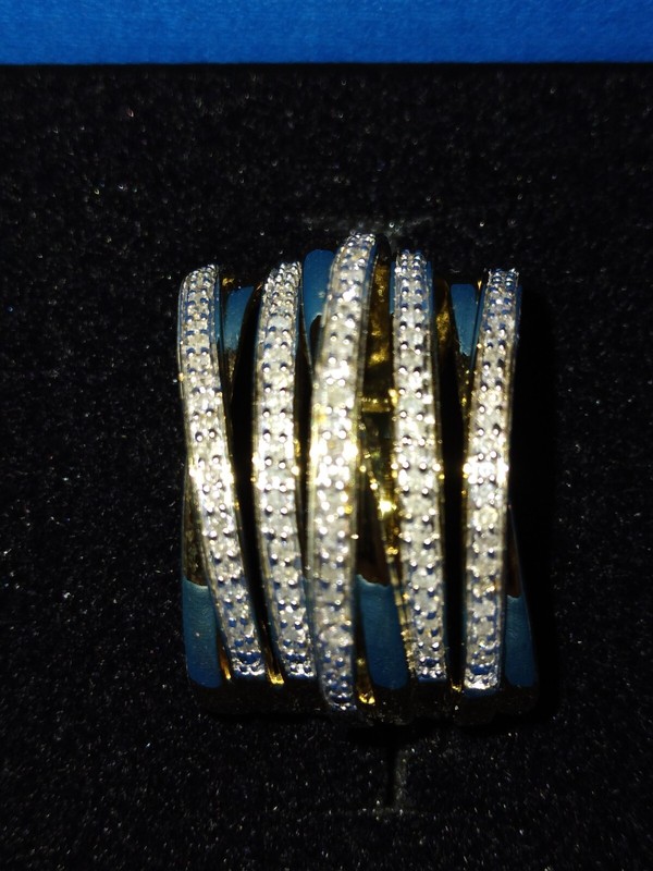 Diamond Highway Band Ring Genuine Natural Diamonds
