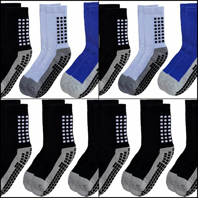 Deluxe Anti Slip Non Skid SLIPPER Hospital Elderly Socks With Grips for