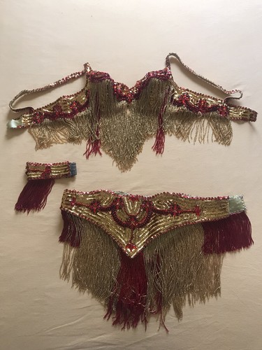 Bauchtanzkostüm Handgearbeitet wunderschön - Bild 1 von 7