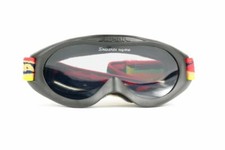 Vintage Alpina Singleflex Fog-Stop 118 24 Black Oval Sunglasses NOS