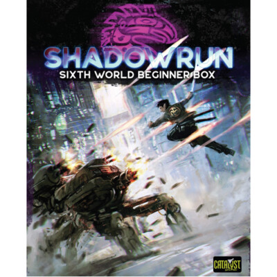 Shadowrun 6. Edition Anfänger Box Brettspiel - Brandneu Versiegelt