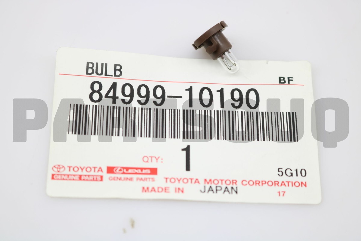 ピクニック 8499910190 Genuine Toyota BULB (FOR REAR FOG LAMP SWITCH) 84999