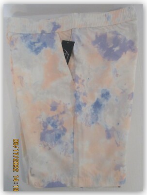 Original Use 6.25'' SHORTS Athletic Ruby Tie Dye LITE NYLON QUICK DRY elastic Tie