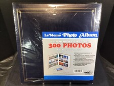 Pioneer Navy Le' Memo Photo Album Memo Writing Area Refillable 300 Photos Japan