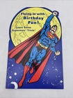 Vintage Stand Up Birthday Card DC Comics Superman Trivia AGC 1993 Unused