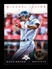 2016 DIAMOND KINGS ARTIST'S PROOF GOLD #121 MICHAEL TAYLOR 89/99 NATIONALS
