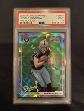 2019 Donruss The Rookies Hunter Renfrow Mint PSA 9 RC Las Vegas Raiders TR-40