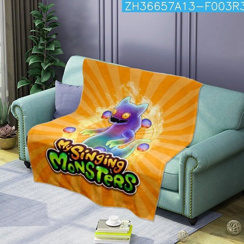 My Singing Monsters Fleecedecke Schlafsofa Überwurf warm weich Flanell Tagesdecke - Bild 14 von 31