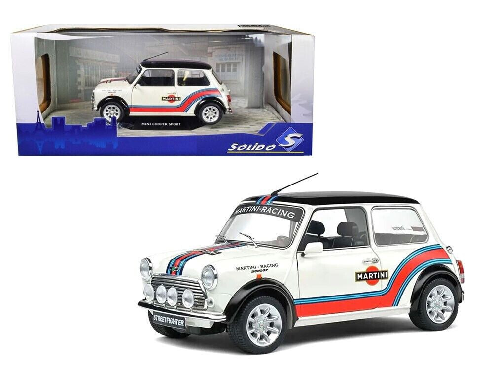 Mini Cooper Sport 1997 Martini Racing Solido S1800610 1:18 Metal