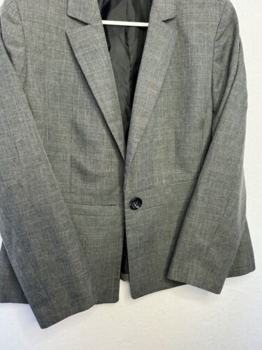 Kasper Blazer Jacke Damen Größe 12 grau Knopfleiste OHNE Taschen - Bild 4 von 5