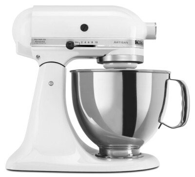 KitchenAid Refurbished Artisan Series 5 Quart Tilt-Head Stand Mixer, RRK150
