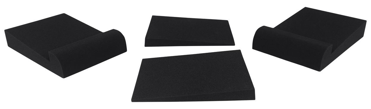 2) Rockville DPM6W Dual Powered 6.5" 420 Watt Active Studio Monitors+Stands+Pads