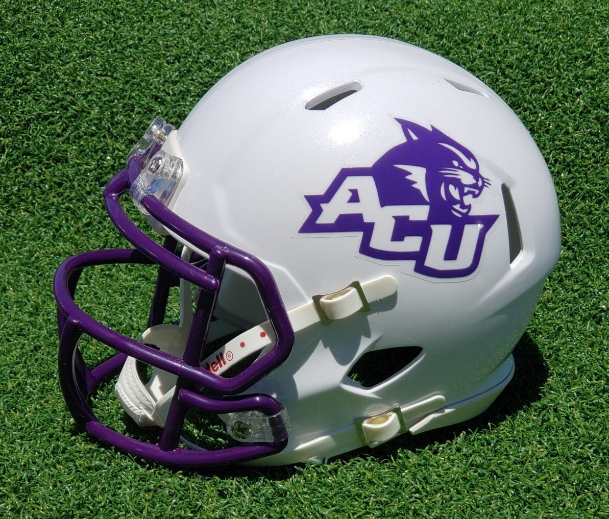 ABILENE CHRISTIAN WILDCATS FOOTBALL MINI HELMET ABILENE CHRISTIAN WILDCATS FOOTBALL MINI HELMET