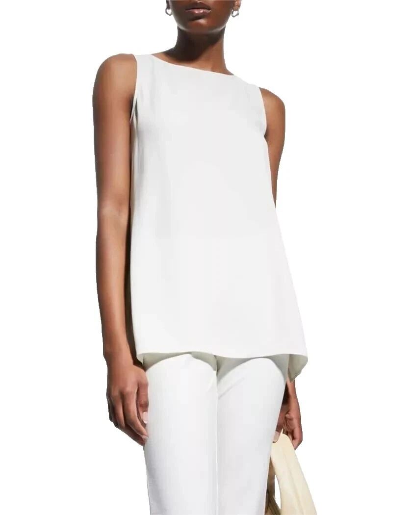 Camisetas Blanco Seda Eileen Fisher para Mujeres