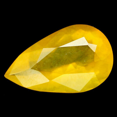 Shola Genuine 6.56 Ct Natural Yellow Fire Opal from Mexico