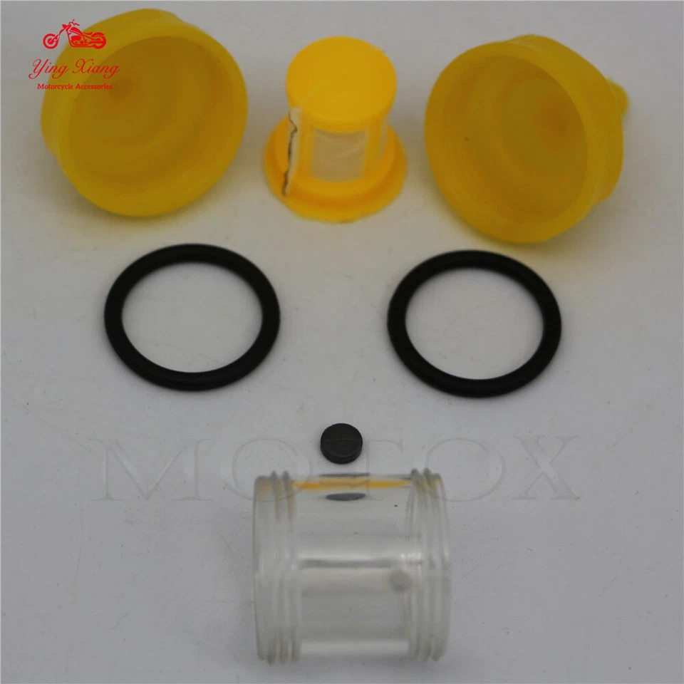 Fit For GSXR600 GSXS750 GSX250R V-STROM 3pcs 1/4"Gas Fuel Oil Filter ​W/Magnetic - Image 4 of 4