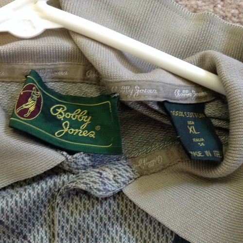 Bobby Jones Mens Golf Polo Size XL/54 Made In Italy Golfer Graphic - Picture 6 of 6