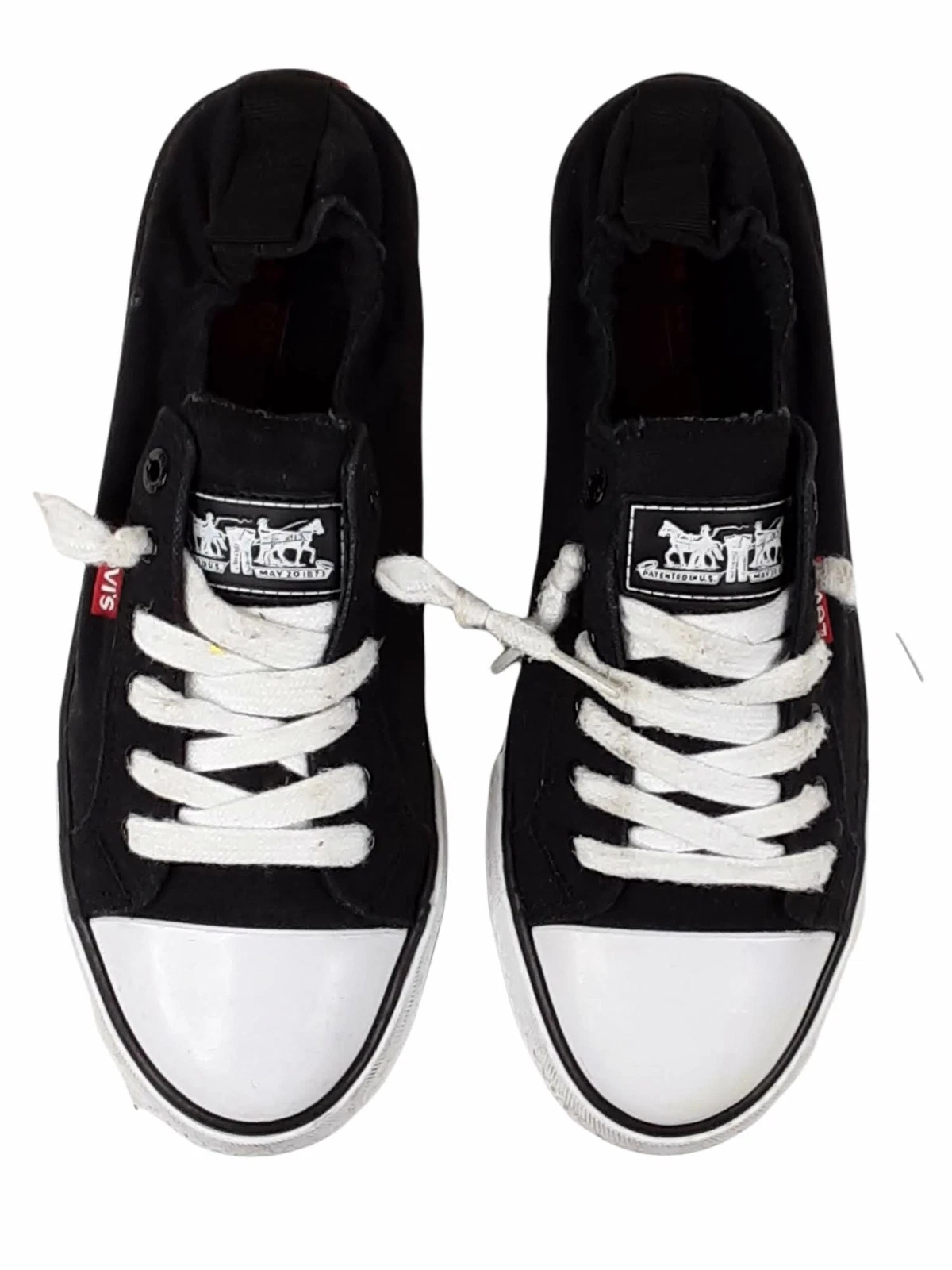 REEBOK Scarpe da donna Levis Comfort Tech Classic nere in tela lifestyle (taglia: 6 5)