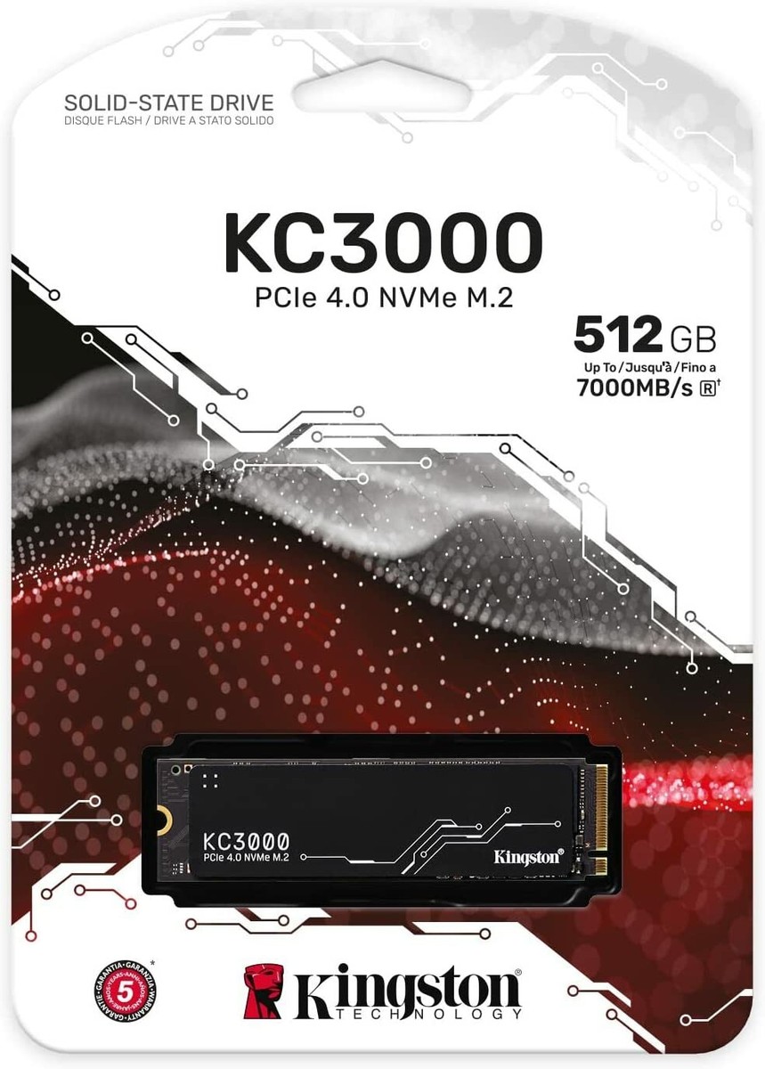Kingston KC3000 512GB 1TB 2TB 4TB M.2 2280 PCIe 4.0 x4 NVMe 3D TLC