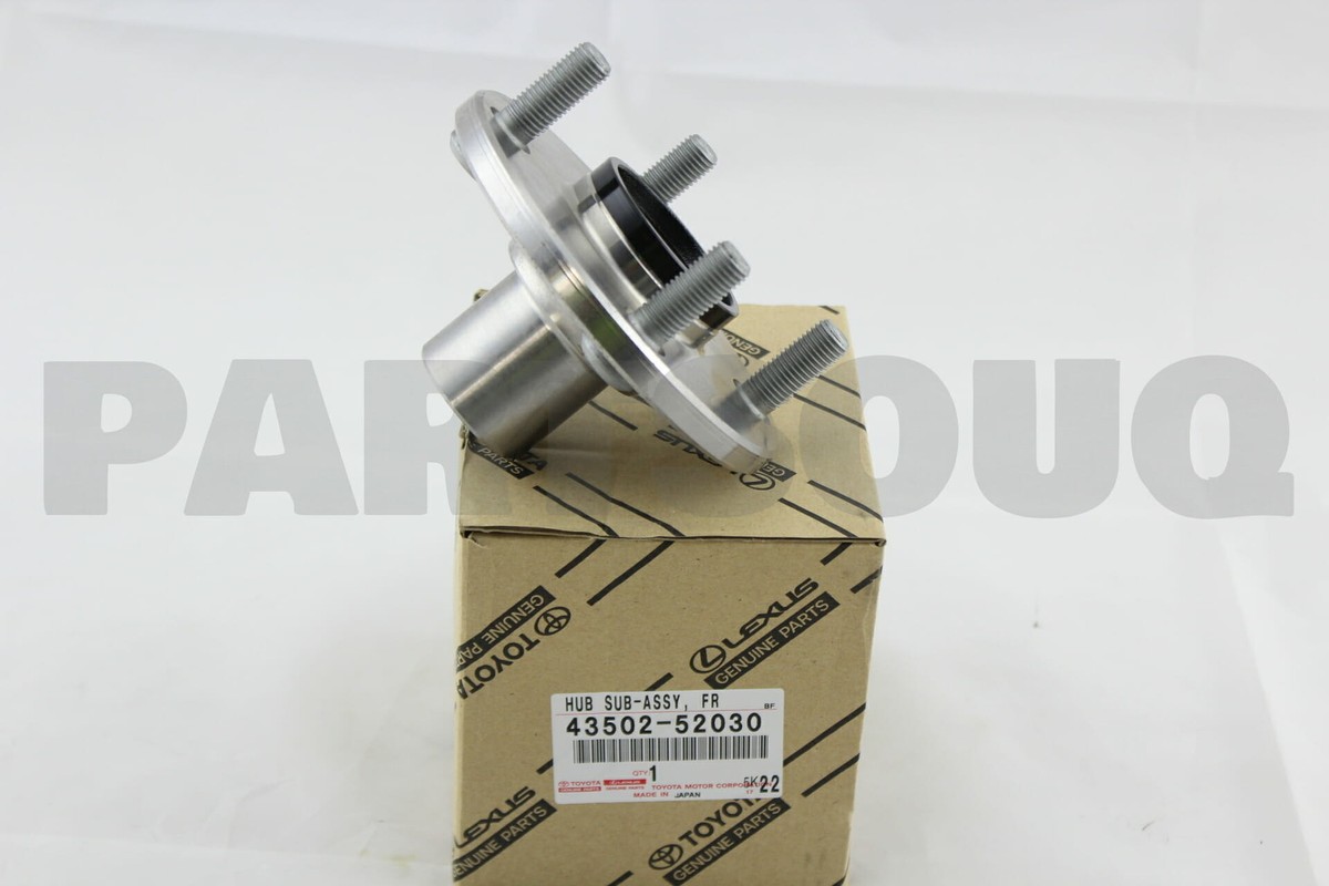 4350252030 Genuine Toyota HUB SUB-ASSY, FRONT AXLE, RH/LH 43502 