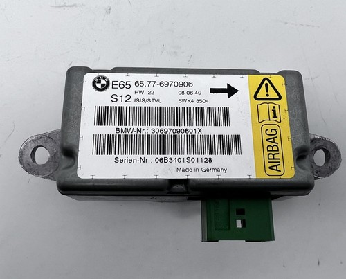 Steuergerät Airbag BMW 7er (E65, E66) 6970906 Sensor