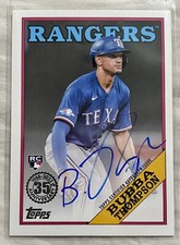 2023 Topps Series 1 1988 Topps Bubba Thompson On-Card Auto RC Rookie Card