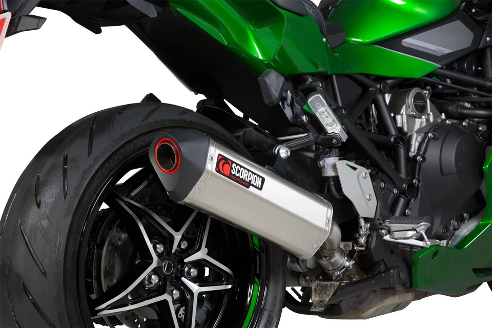 Scorpion Escape Serket Parallel Stainless Kawasaki Ninja H2-SX inc SE 2018 -20 Foto 2 de 4