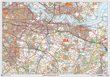 (G48) Map of Dartford DA Postcode Sectors, Po...