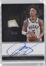 2017-18 Panini Noir Rookie Patch Auto 48/99 DJ Wilson #316 Patch Auto a4e