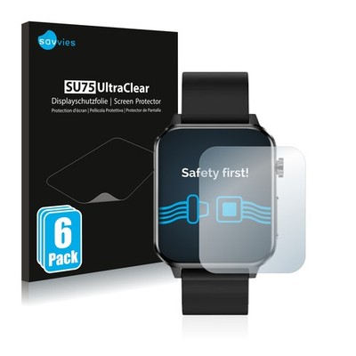 6x Schutzfolie für Kardena CARE Plus Display Schutz Folie